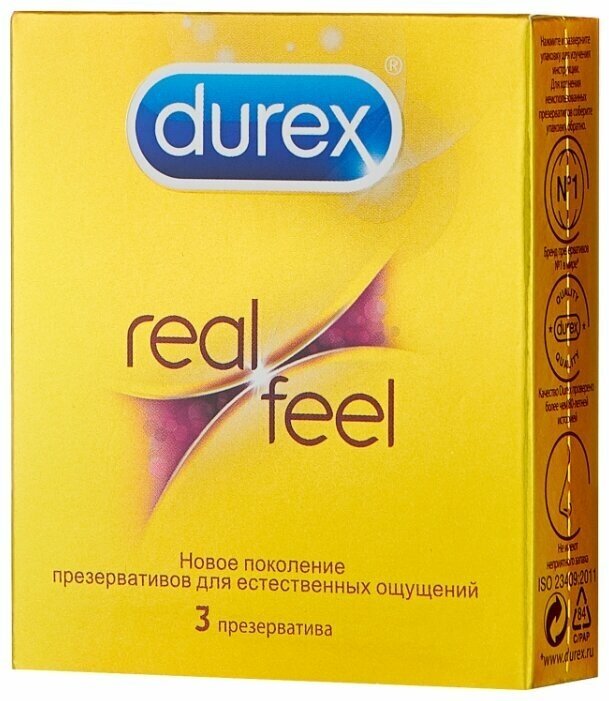 Презервативы дюрекс Real Feel №3 #