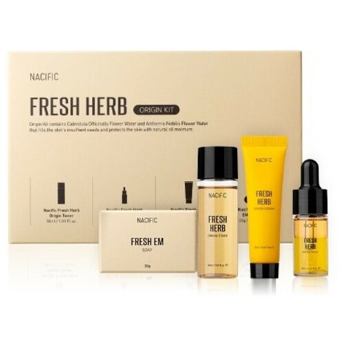 NACIFIC Набор Fresh Herb Origin Kit тонер для проблемной кожи лица fresh herb origin toner 150мл