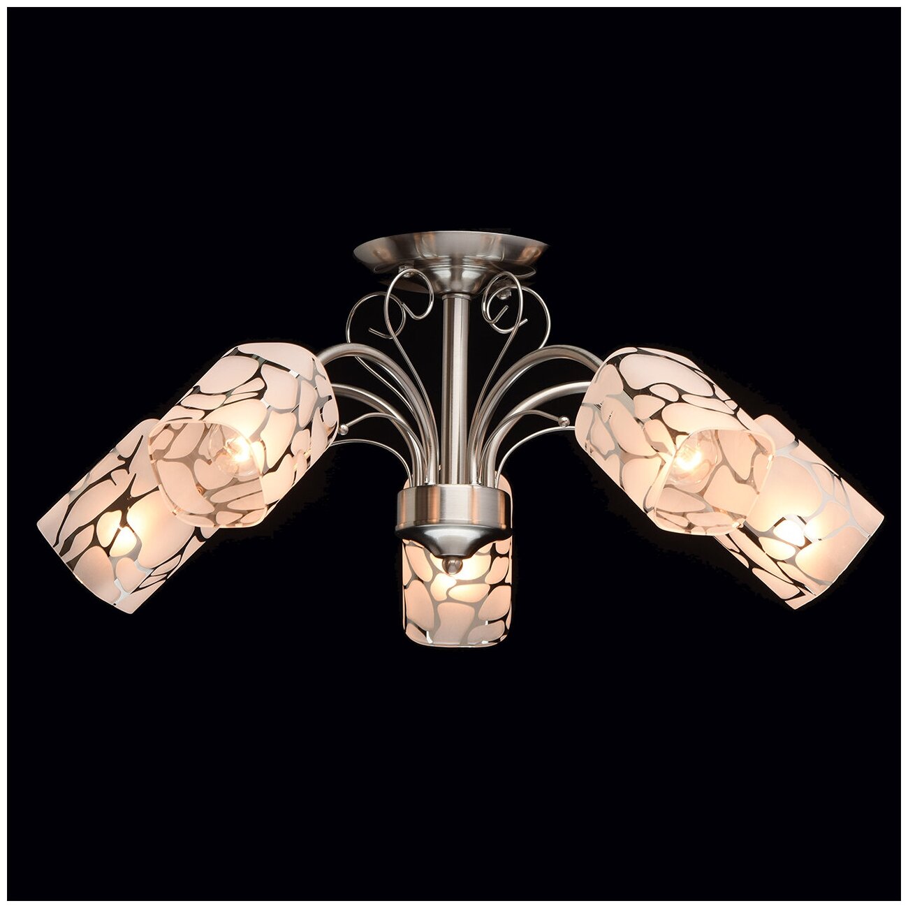 Люстра De Markt Олимпия 261019505, E14, 300 Вт, кол-во ламп: 5 шт., цвет: серебристый - фотография № 15