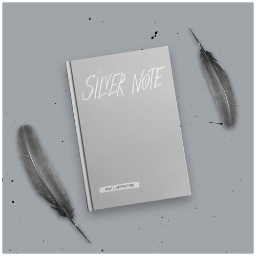 Блокнот ЭКСМО Silver Note 138х212, 96 л, твердый переплет