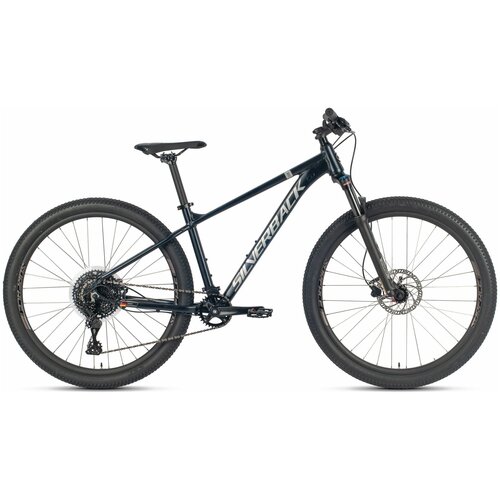 Велосипед SILVERBACK STRIDE 29 DELUXE MS (2023) Satin Matt Dark Metallic Blue/Silver Decals