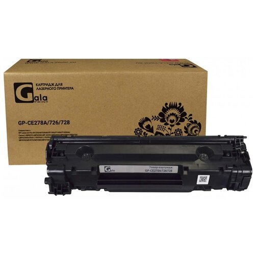 Картридж GalaPrint GP-CE278A, 2000 стр, черный картридж galaprint ce278a ce285a cb435a cb436a для hp laserjet pro m1536 m1536dnf p1566 p1606 p1606dn p1101 p1102 p1102w p1103 p1104