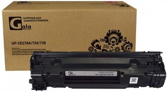 Картридж CE278A для HP LaserJet M1536dnf, Canon MF4410, MF4400, MF4550D, MF4430 2000 стр. GalaPrint