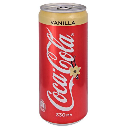 Газированный напиток Coca-Cola Vanilla, 0.33 л, металлическая банка