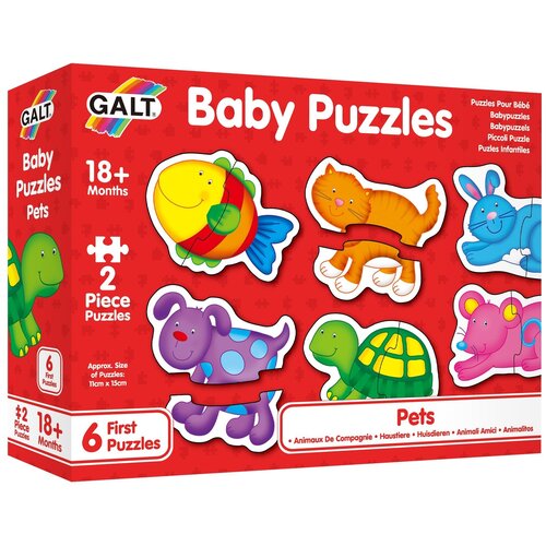 фото Набор пазлов galt baby puzzles pets (1003034)