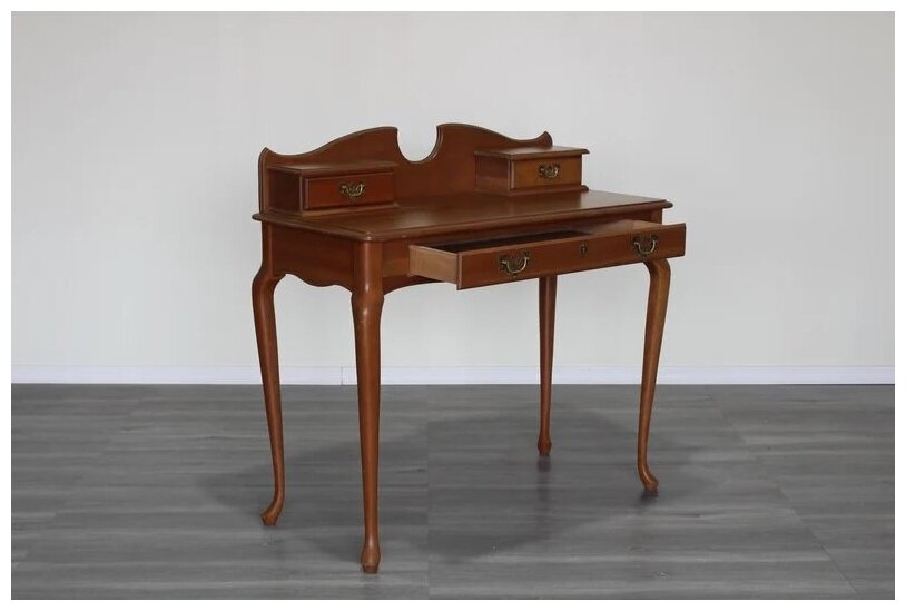 Винтажный письменный стол в стиле королевы Анны, 76*99*48 см