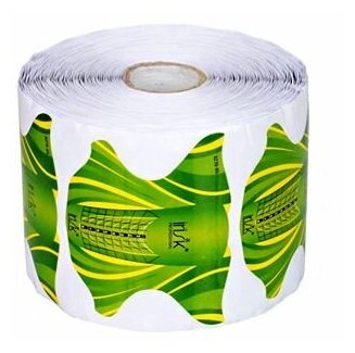 фото Формы утолщенные жёсткие для моделирования ногтей(макс. длина 7) , Зелёный, 500 шт.