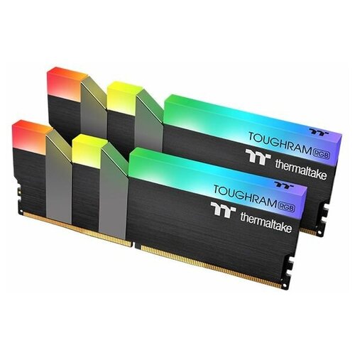 Оперативная память Thermaltake TOUGHRAM RGB 16 ГБ DDR4 3000 МГц DIMM CL16 R009D408GX2-3000C16B оперативная память thermaltake toughram rgb 16 гб x 2 шт ddr4 3200 мгц dimm cl16 r009d416gx2 3200c16a