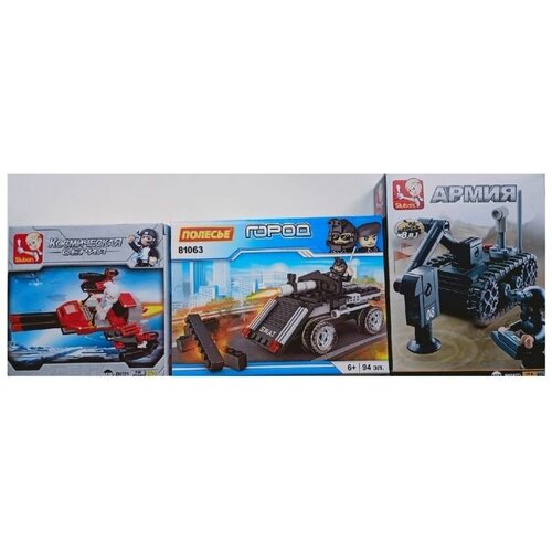 Развивающий конструктор Bauer Военная техника 340 дет. 3+