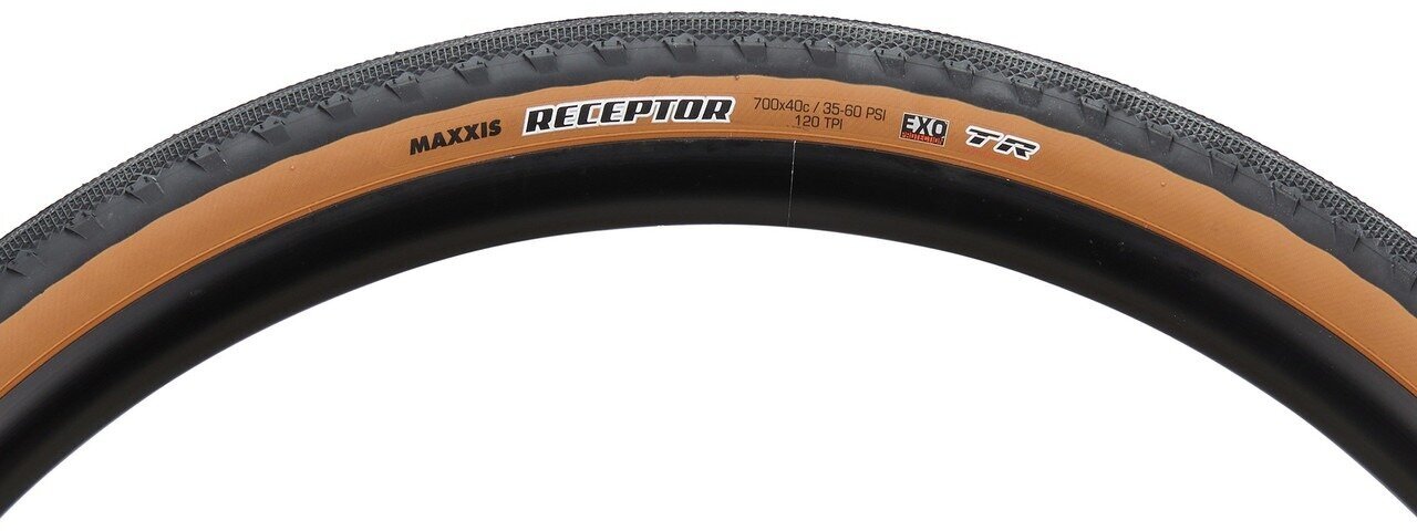 Велопокрышка Maxxis Receptor 700X40C 40-622 Foldable Exo/TR/Tanwall