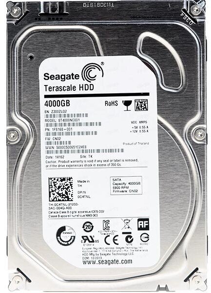 Жесткий диск Seagate 4 TB ST4000NC001