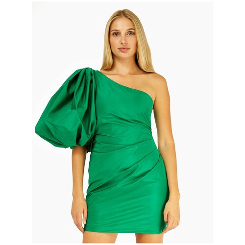 фото Платье pinko, вечернее, прилегающее, размер 42, зеленый