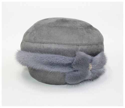 Шапка шлем Мария, демисезон/зима, подкладка, размер 58 - 59, голубой