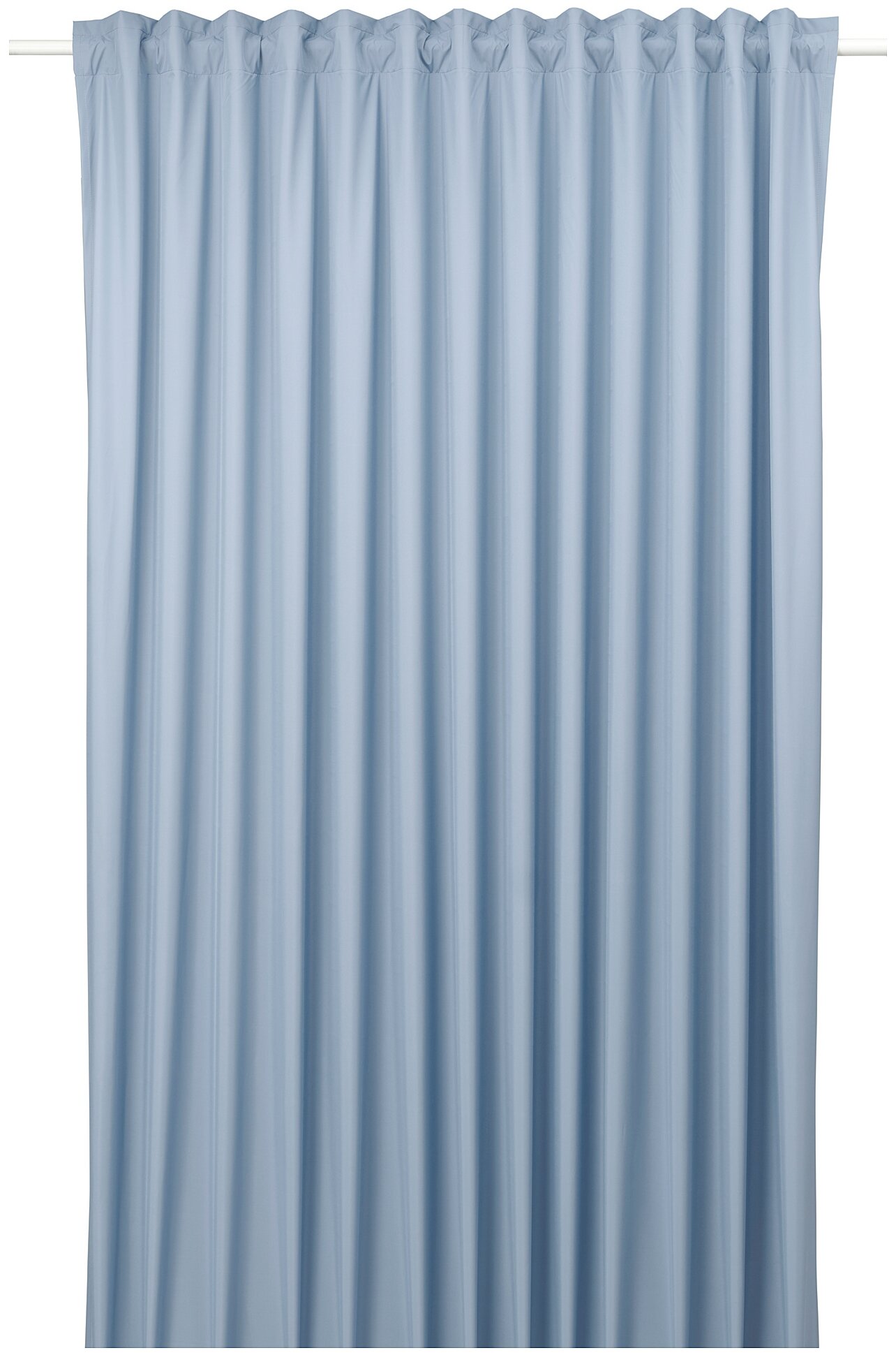 Портьеры ИКЕА БЕНГТА на ленте, 210х300 см, 1 шт., серо-голубой