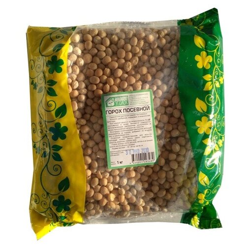 Горох посевной 1 кг. семена Зеленый уголок
