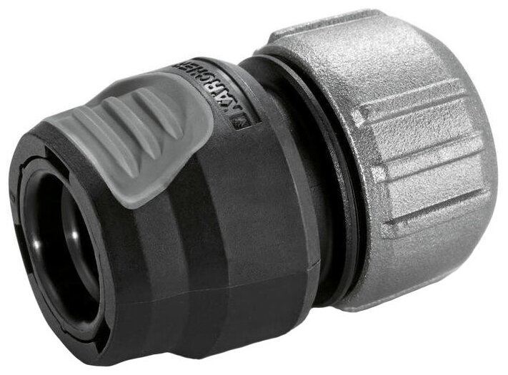 Коннектор для шланга Premium с аквастопом 1/2" - 5/8" - 3/4", Karcher | 2.645-196.0