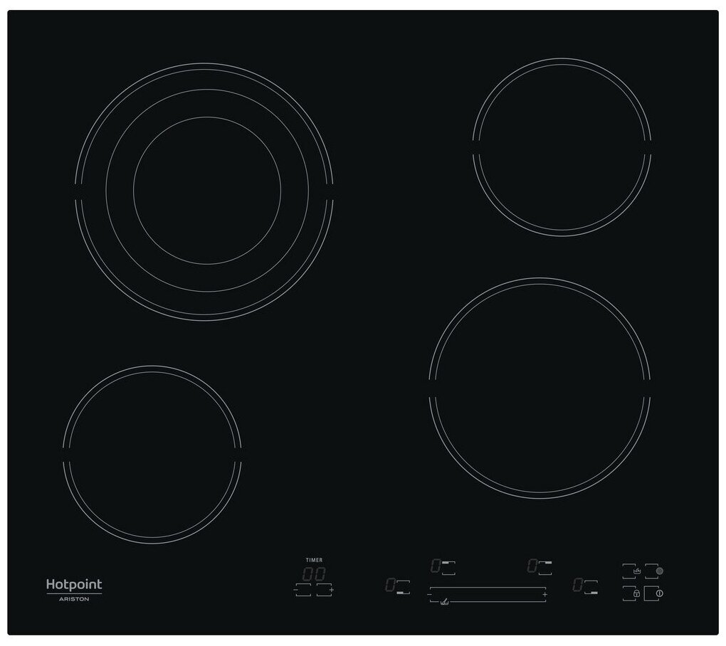 Электрическая варочная панель Hotpoint HR 607 IN, черный