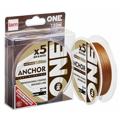 Плетеный шнур Number ONE Anchor 5X-150 0.34mm