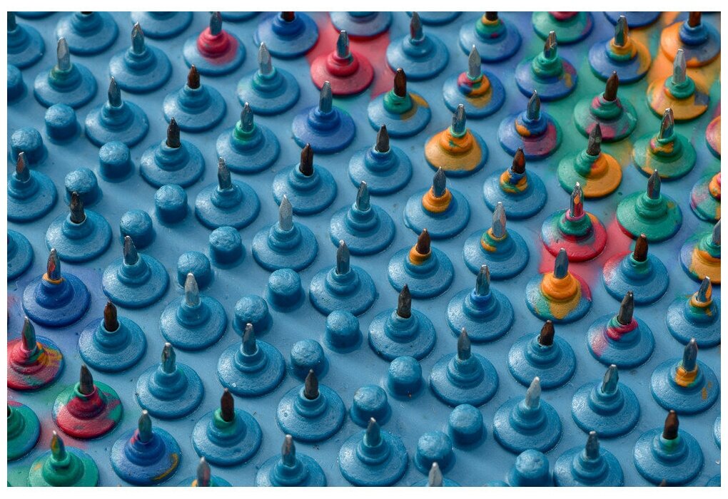 Аппликатор Ляпко Шанс плюс шаг игл 6,2 мм цвет: синий (118*235 мм) - фотография № 2