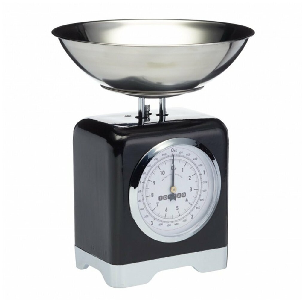 Весы кухонные механические Lovello Retro Black Размер: 25*25*30,5 см Kitchen Craft