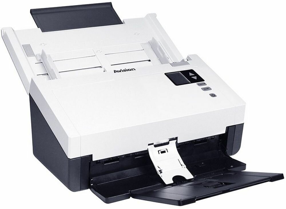 Документ-сканер Avision AD345GWN (протяжный, А4, 60 стр./мин, CIS, автоподатчик 100 листов, USB, Wi-Fi, RJ45)