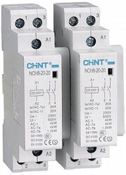 CHINT Контактор модульный NCH8-20/20 20A 2НО AC220/230В 50Гц (R)