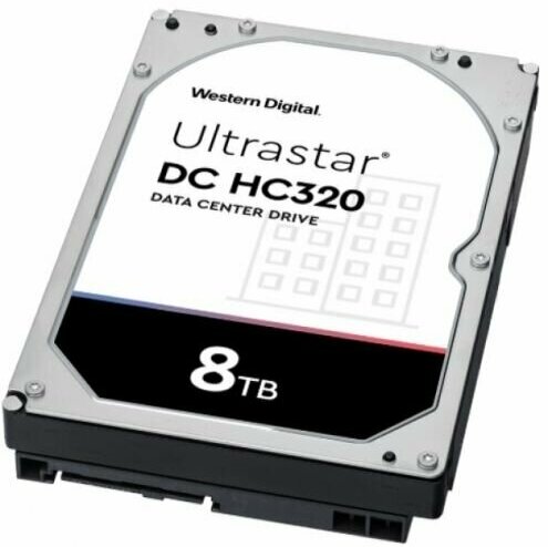 Жесткий диск 8TB SAS 12Gb/s Western Digital 0B36400 HUS728T8TAL5204 Ultrastar DC HC320 3.5" 7200rpm 256MB