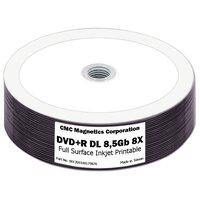 Диск DVD+R 8,5Gb CMC 8x Printable bulk 25 шт.