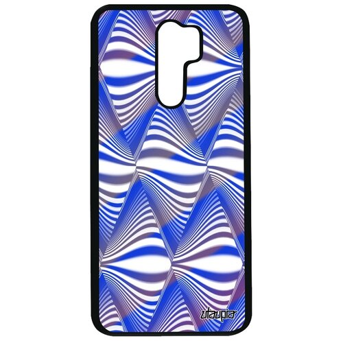 фото Чехол на мобильный xiaomi redmi 9, "иллюзия волны" движение графика utaupia