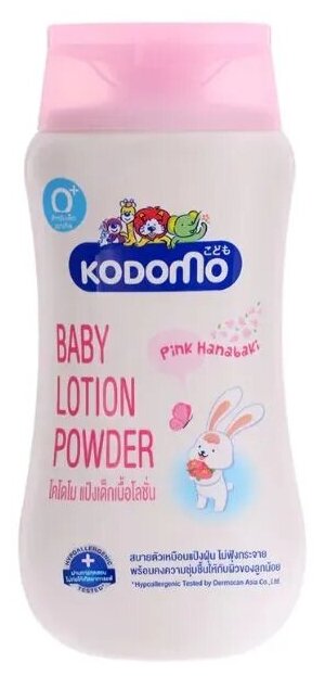Lion Kodomo Присыпка-лосьон детская с розовой камелией и витамином Е с 0 месяцев 180 мл