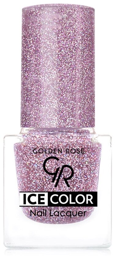 GOLDEN ROSE Лак для ногтей ICE COLOR 6мл 195 тон