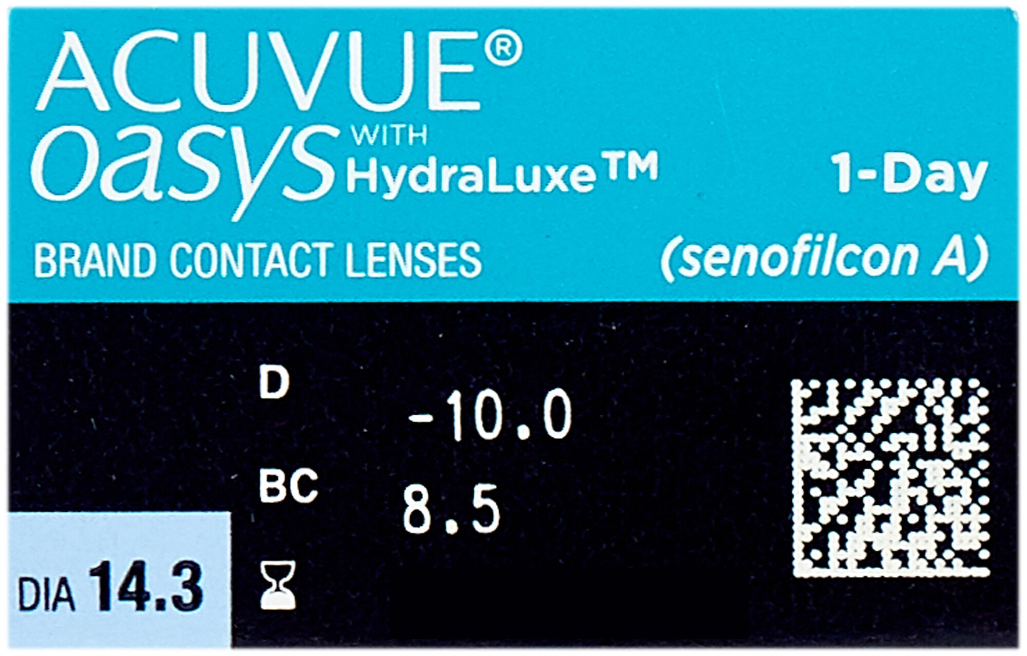 Acuvue Oasys 1-Day with HydraLuxe (30 линз) (-10.00/8.5)