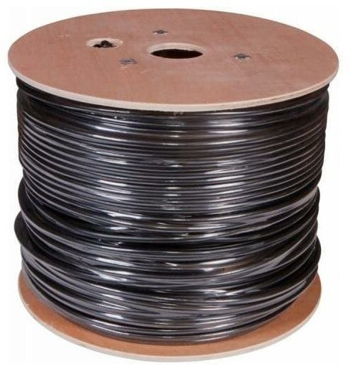 фото Кабель сетевой Buro UTP 4 пары cat5E solid 0.50мм CCA 305м черный outdoor