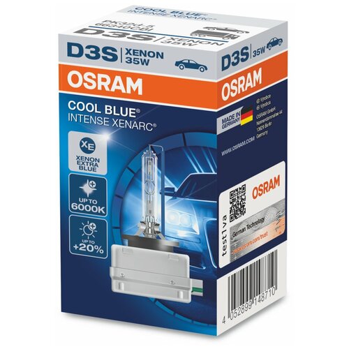 Лампа d3s 35w pk32d-5 xenarc cool blue intense (складная картонная коробка) Osram 66340CBI