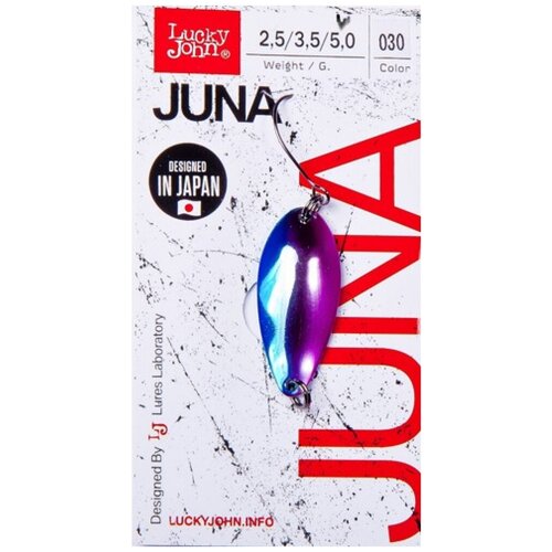 блесна lucky john колеблющаяся juna ljju25 026 30 мм 2 5 г Блесна колеблющаяся Lucky John Juna 030 39 мм 5 г