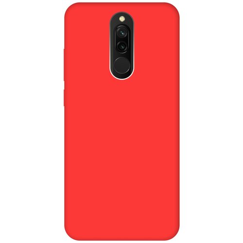 фото Чехол - накладка silky touch для xiaomi redmi 8 красный gosso