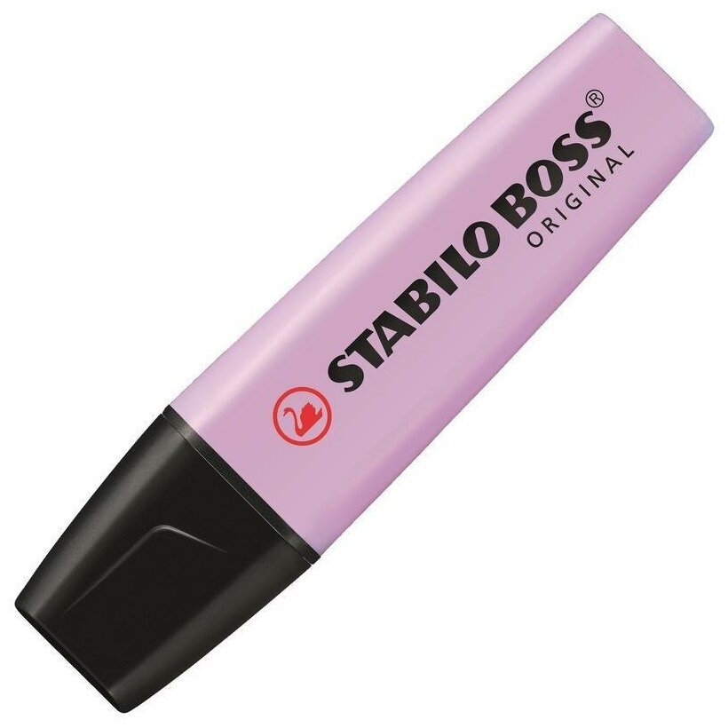 Маркер-текстовыделитель Stabilo Boss Original Pastel (2-5мм, фиолетовый) (70/155), 10шт.
