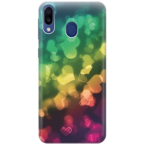 RE: PAЧехол - накладка ArtColor для Samsung Galaxy M20 с принтом Сердечки re paчехол накладка artcolor для samsung galaxy m20 с принтом фиолетовые цветы