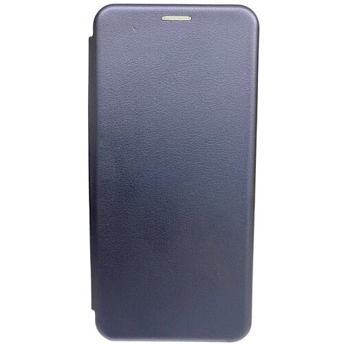 Чехол книжка боковой для Samsung Galaxy A21S темно-синий противоударный откидной с подставкой, кейс с магнитом, защитой экрана и отделением для карт