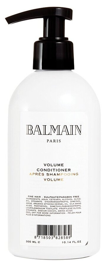 Кондиционер для объема волос Volume, 300 мл BALMAIN - фото №1