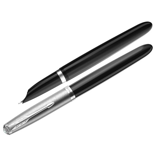 Ручка перьевая Parker «51 Black CT», черная, 0.8мм, подарочная упаковка