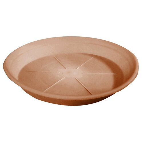 Поддон, 34 см, терракотовый, пластик