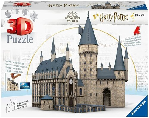 3D пазл Ravensburger Замок Хогвартс, 540 деталей 112593