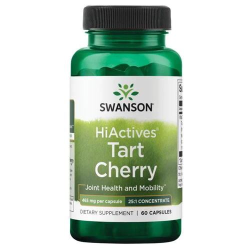 Swanson Tart Cherry HiActives (вишневые флавоноиды) 465 мг 60 капсул (Swanson)
