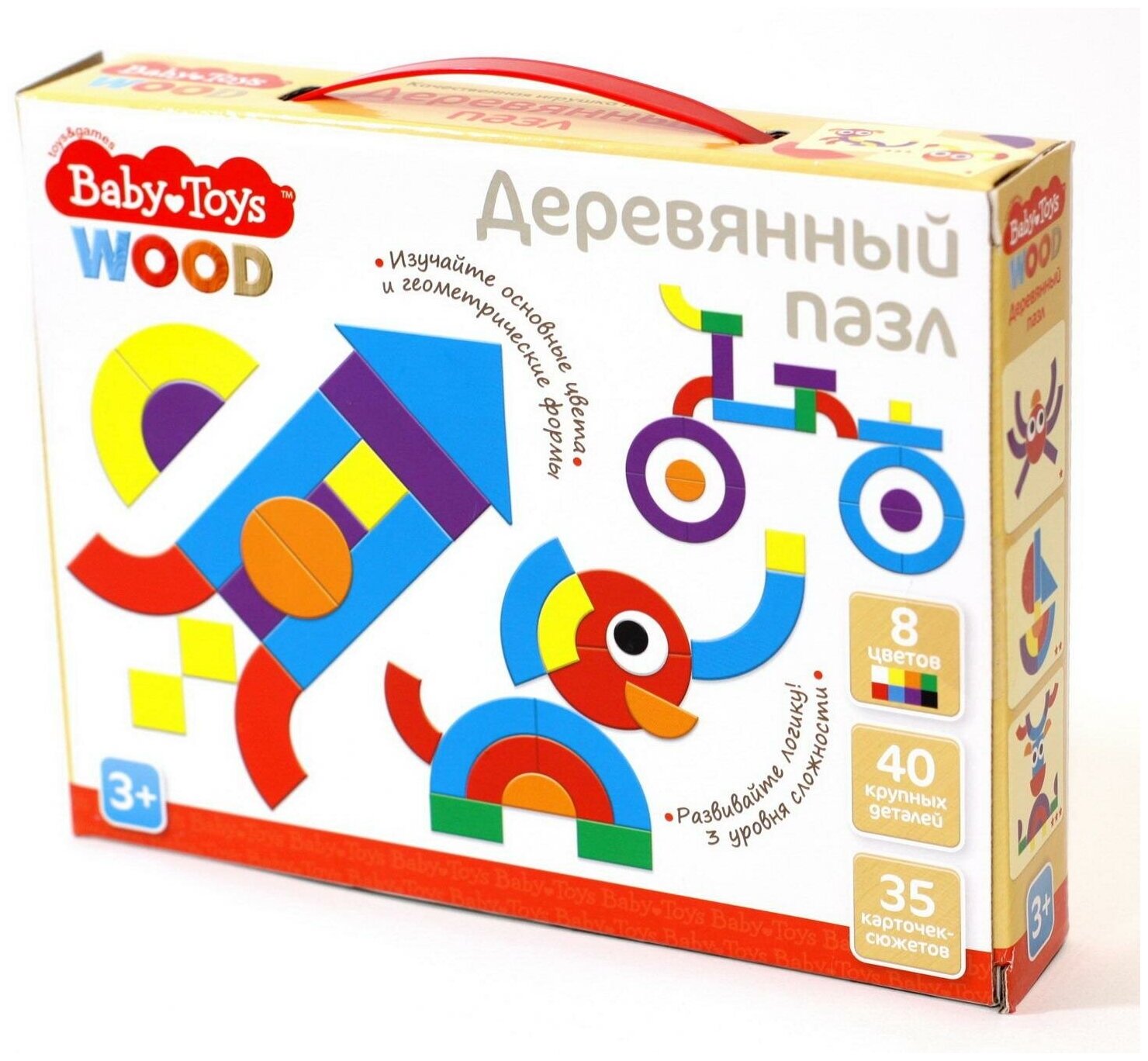 Пазл деревянный Десятое королевство серия Baby Toys 40 элементов