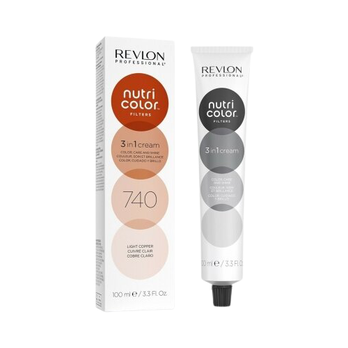 Revlon Professional Краситель прямого действия Nutri Color Filters 3 In 1 Cream, 740 light copper, 100 мл, 122 г japanese turkish and turkish japanese universal dictionary