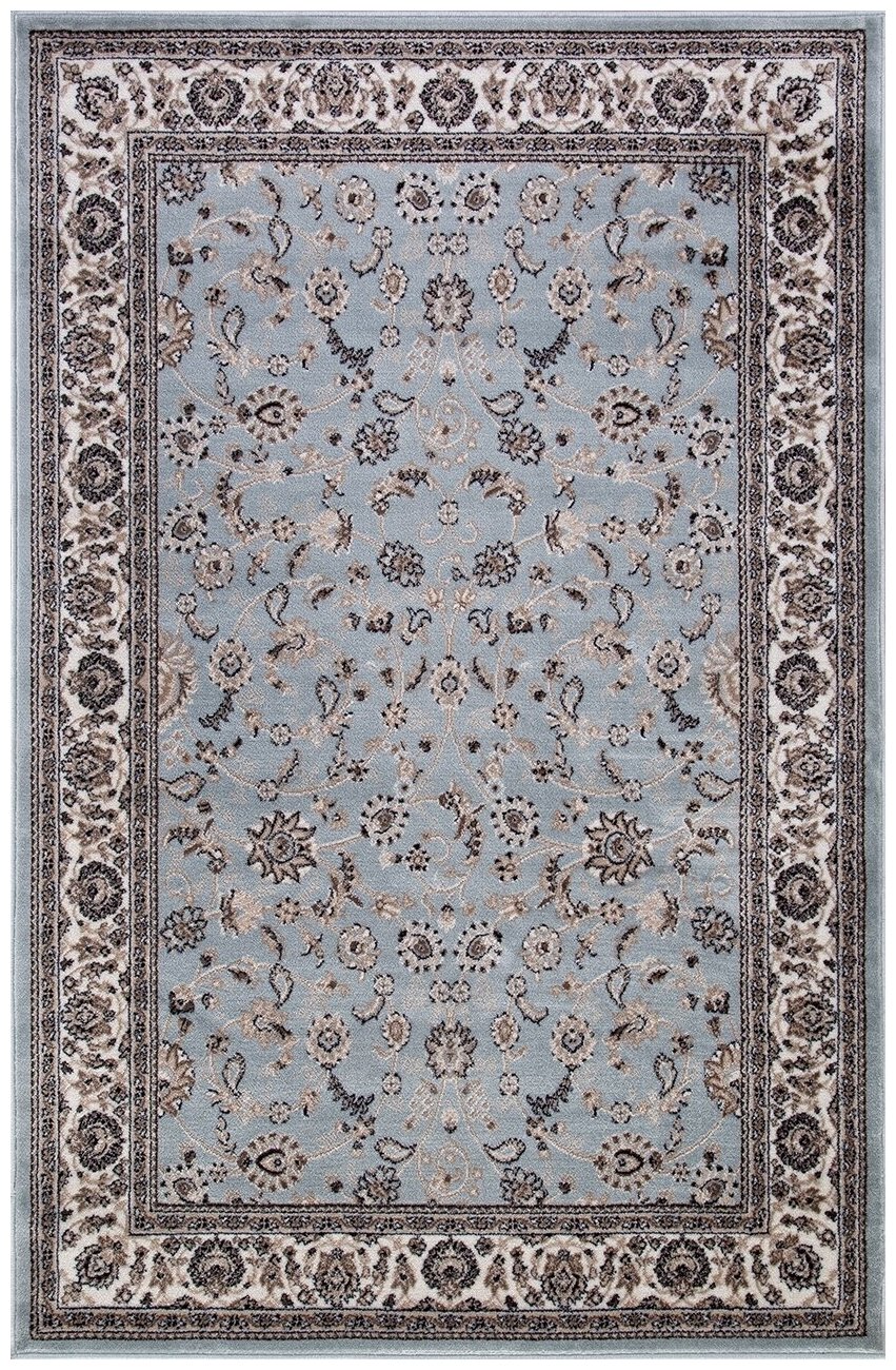 Ковер Merinos Valencia Deluxe d251 l.blue-brown 2x3м - фотография № 2