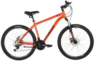 Горный (MTB) велосипед Stinger Element Evo 26 (2021) оранжевый 16" (требует финальной сборки)