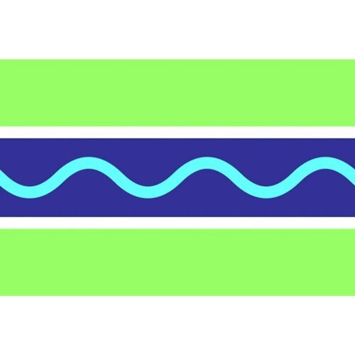 Флаг Кормиловского района. Размер 135x90 см.