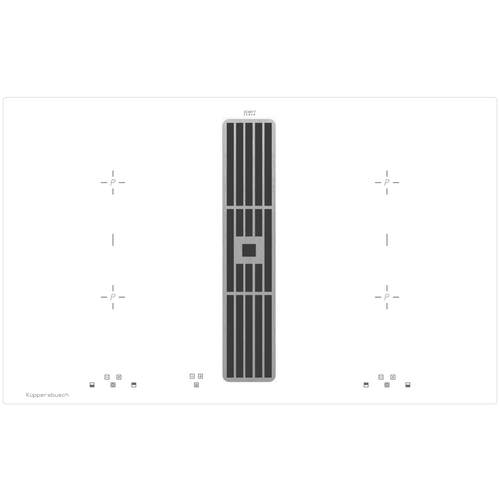Индукционная варочная панель с вытяжкой Kuppersbusch KMI 8500.0 WR